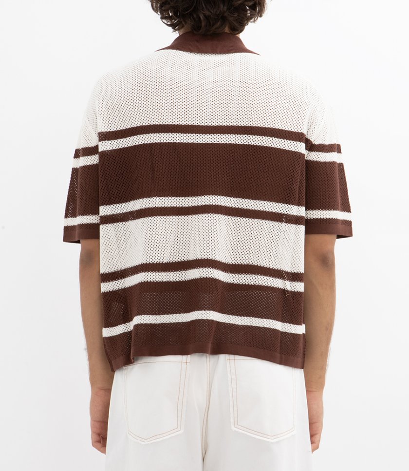 OPEN WEAVE POLO