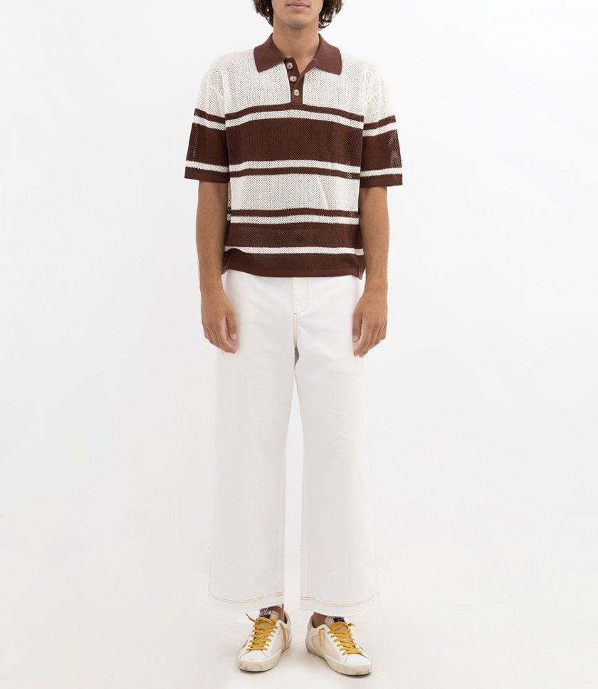 OPEN WEAVE POLO
