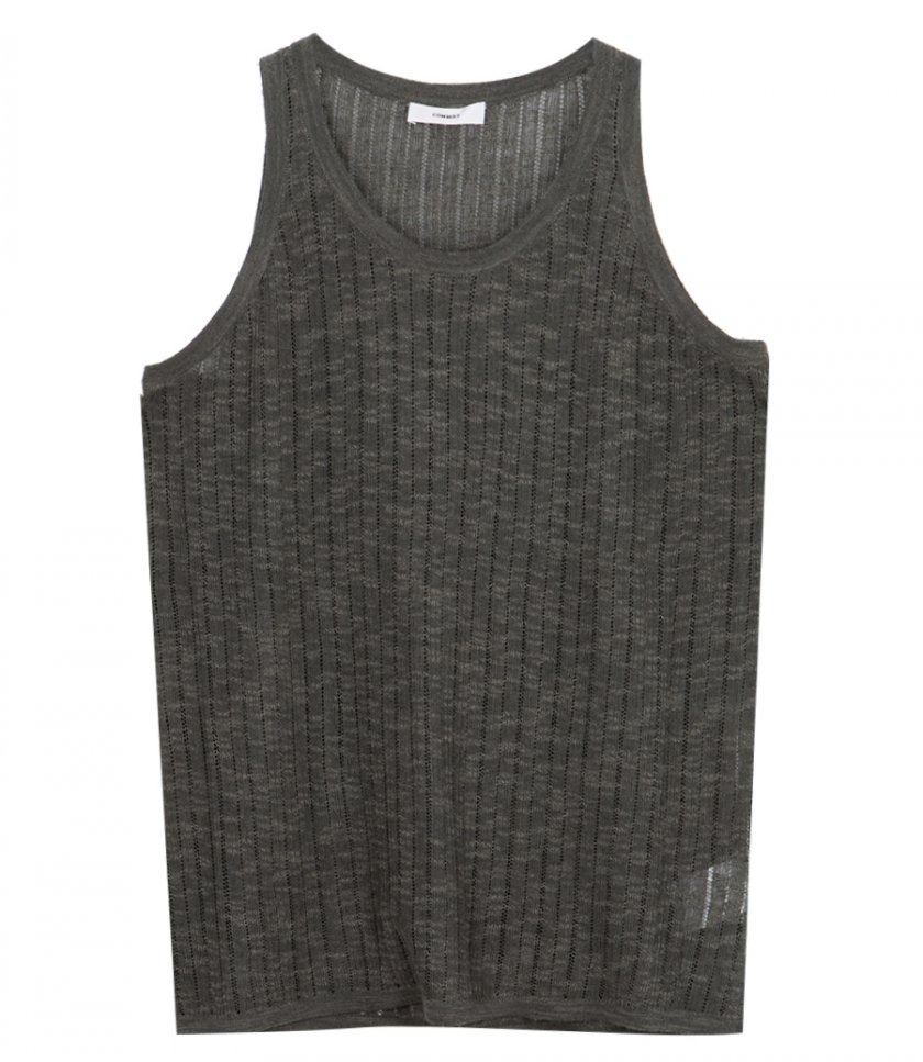 TOPS - POINTELLE KNIT TANK