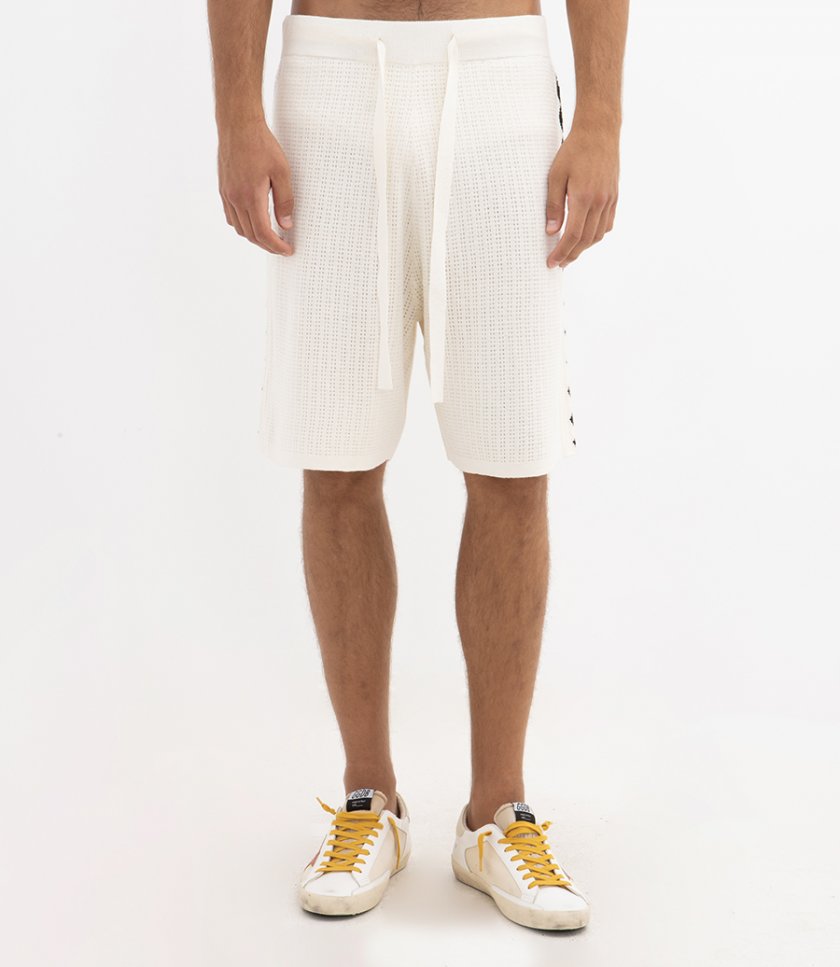 EMBROIDERED CROCHER SHORTS
