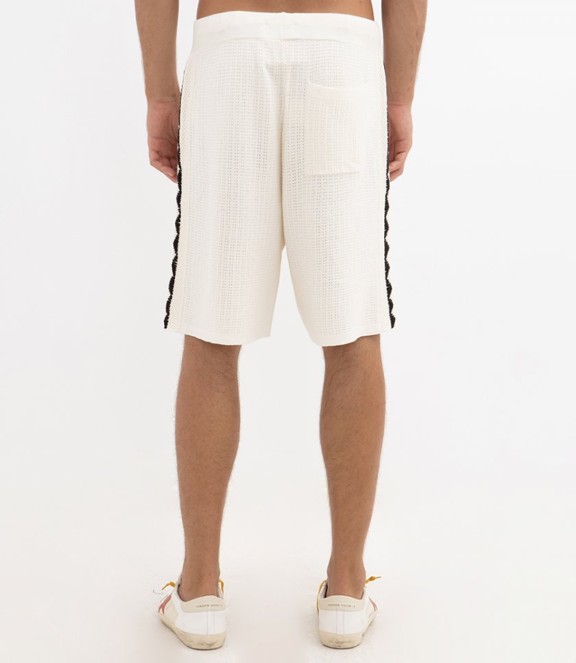 EMBROIDERED CROCHER SHORTS