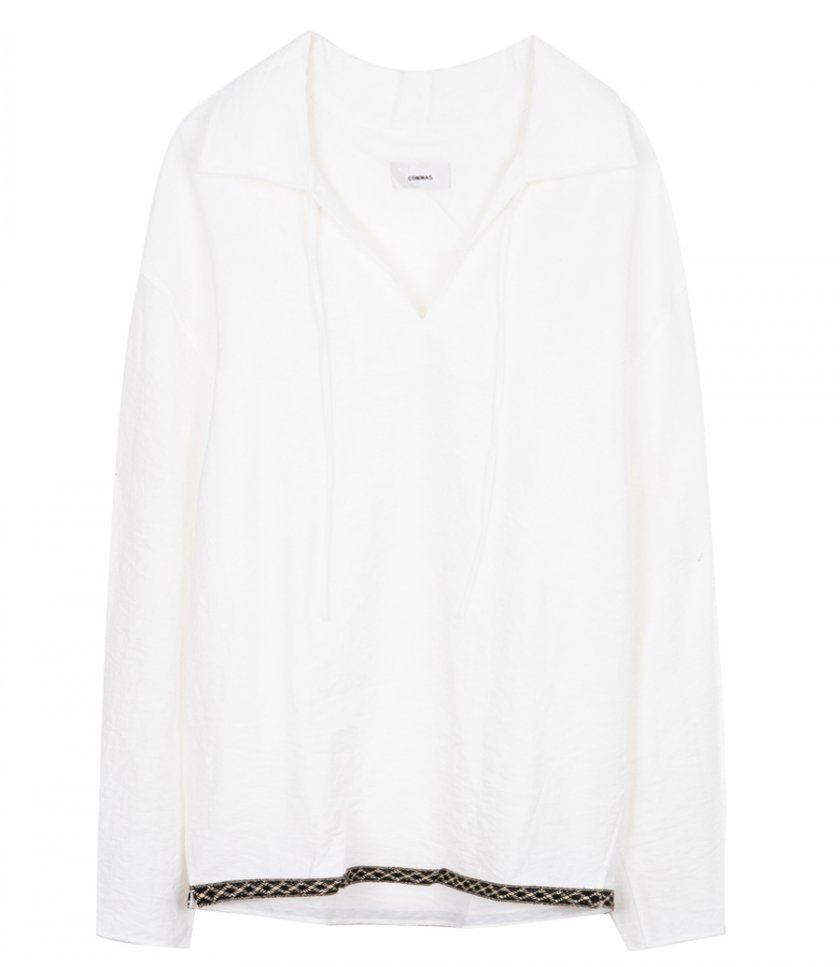 COMMAS - RESORT FRONT TIE SHIRT