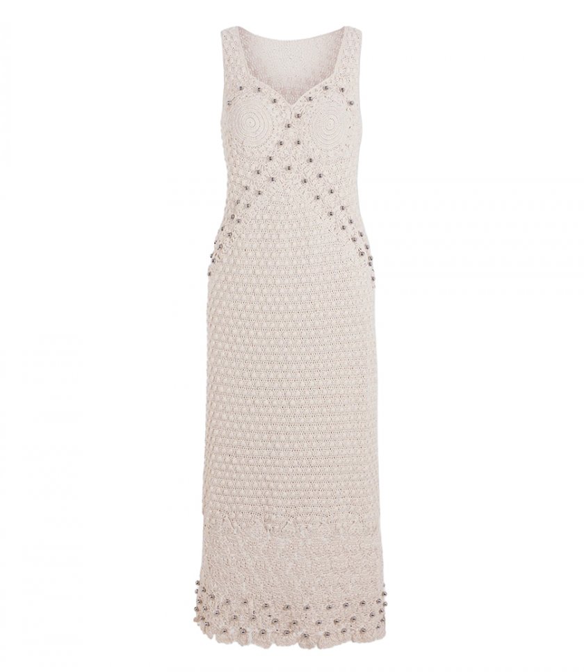 DRESSES - CROCHET MIDI DRESS