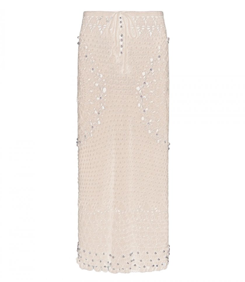 DRESSES - EMBELLISHED CROCHET SKIRT