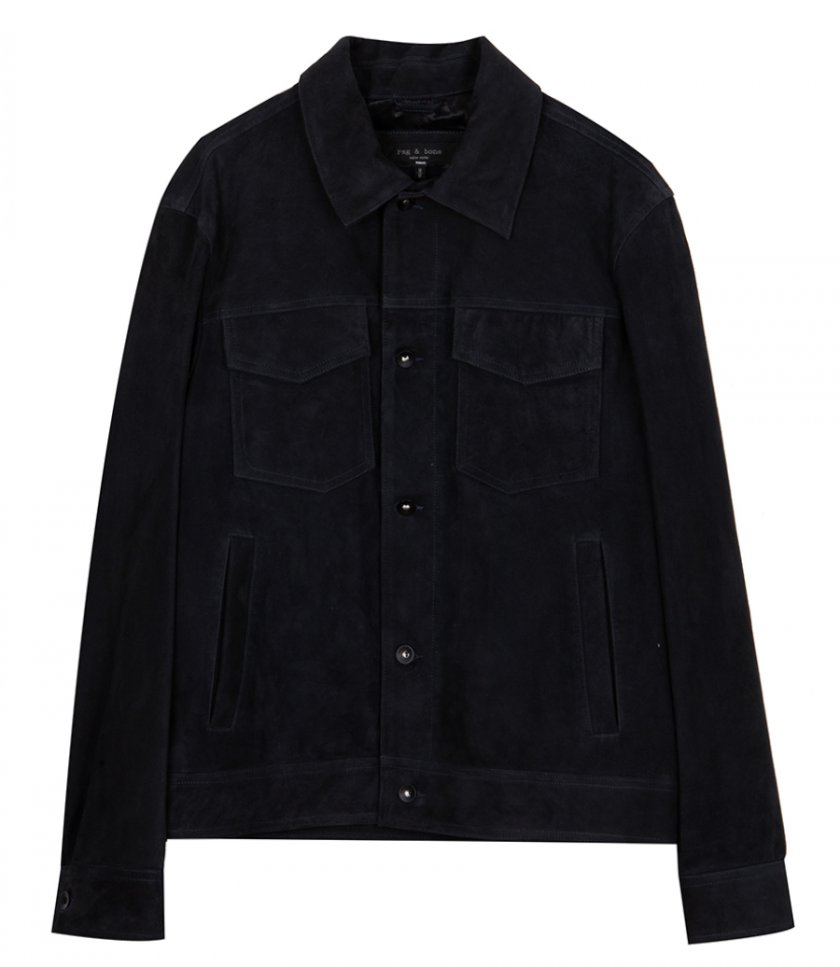 RB SUEDE TRUCKER JACKET