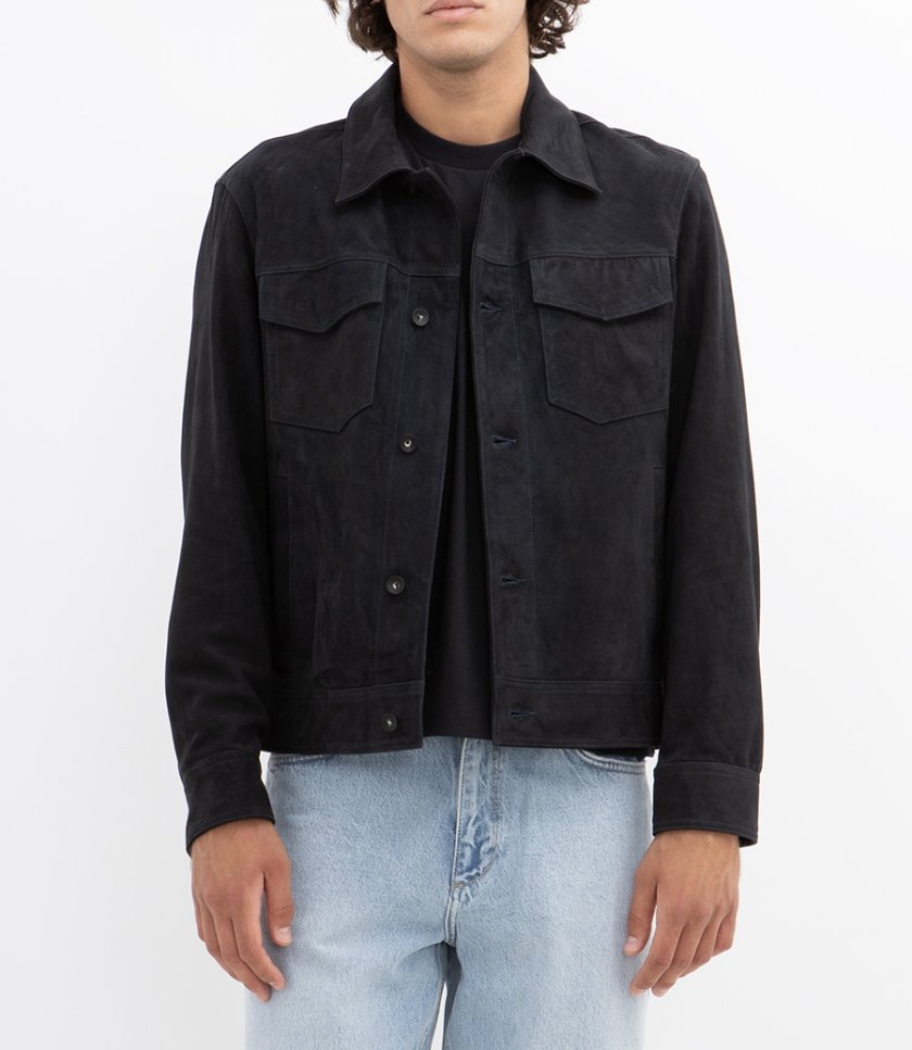 RB SUEDE TRUCKER JACKET
