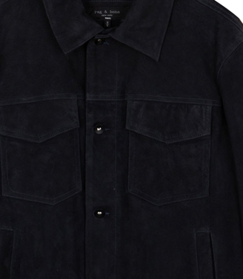 RB SUEDE TRUCKER JACKET