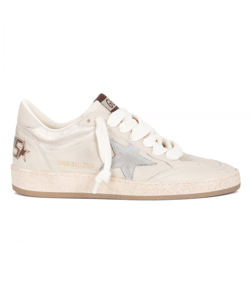 SHOES - GREY LEATHER STAR BALL STAR