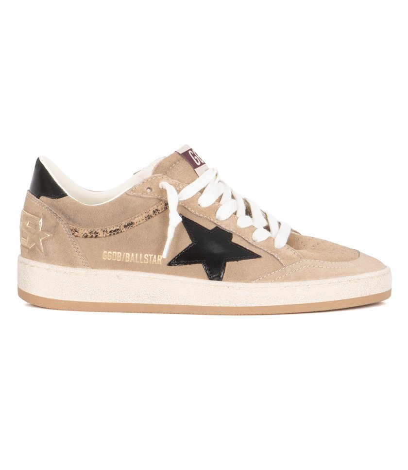 SHOES - BLACK LEATHER STAR BALL STAR