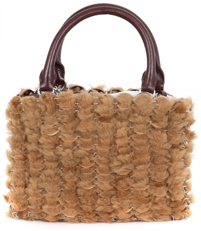 FUR COVERED SILVER 1969 DISCS BAG