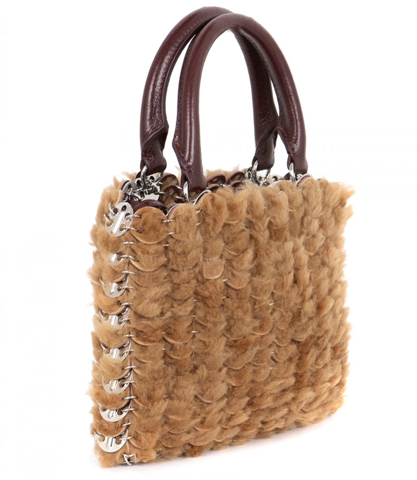 FUR COVERED SILVER 1969 DISCS BAG