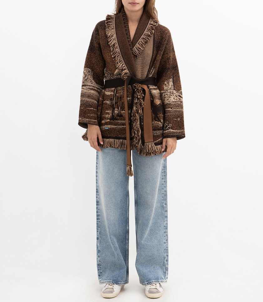 WILD WILD CARDIGAN COFFEE