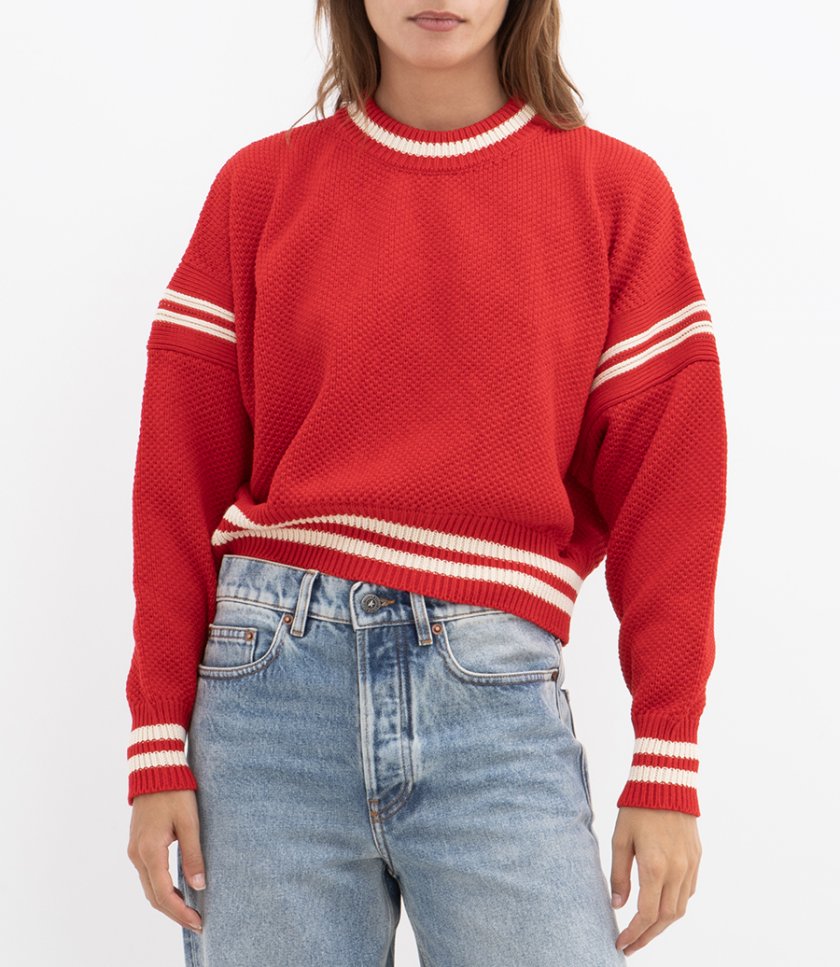 JOURNEY BOXY CREWNECK SWEATER