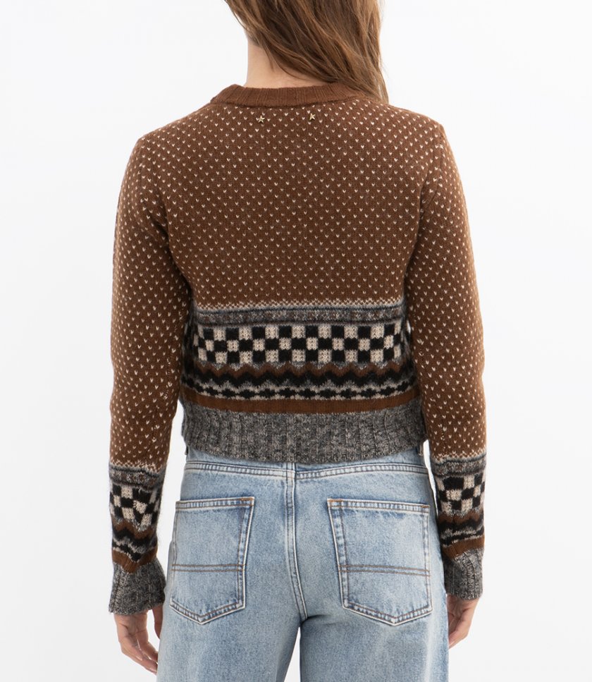 JOURNEY KNIT CROPPED PULLOVER