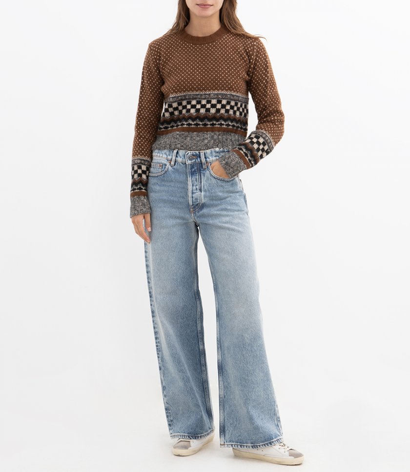 JOURNEY KNIT CROPPED PULLOVER