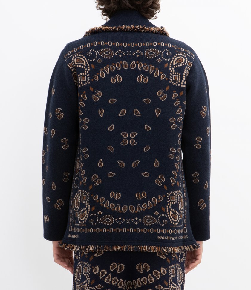 BANDANA JACQUARD CARDIGAN