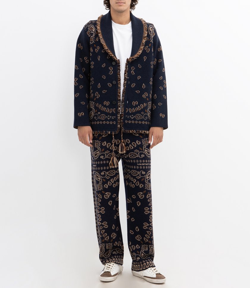 BANDANA JACQUARD CARDIGAN