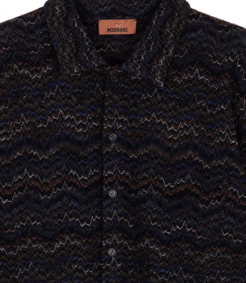 NON TEXTURED CHEVRON CARDIGAN