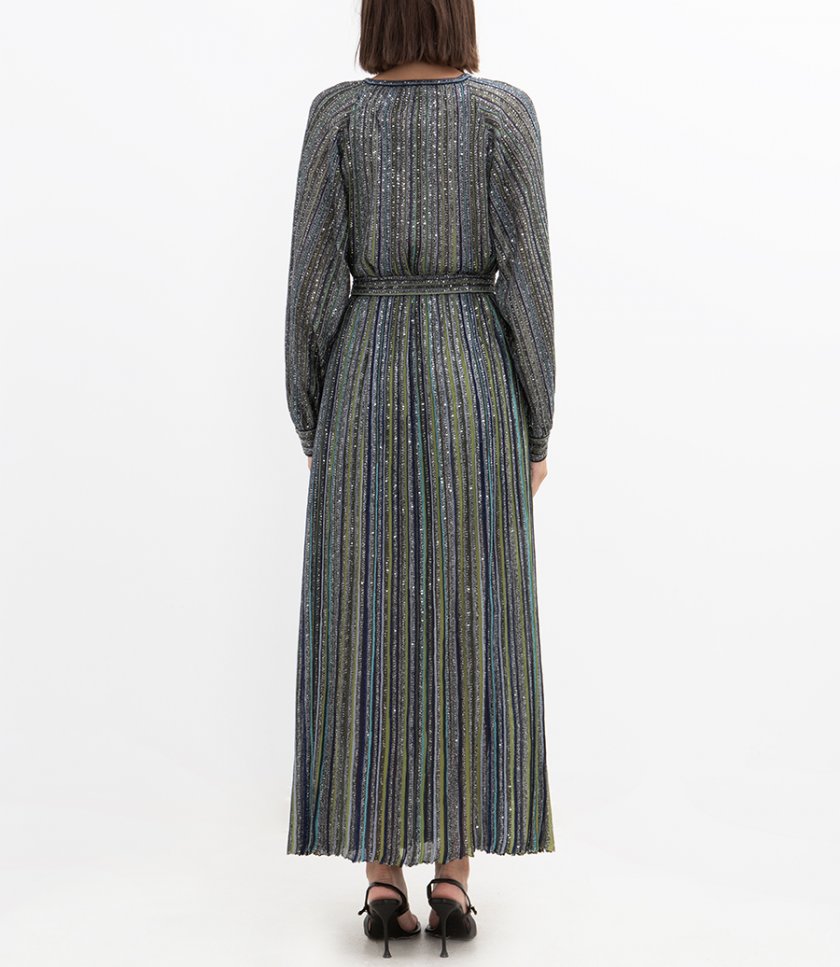 SEQUINED LONG CARDIGAN