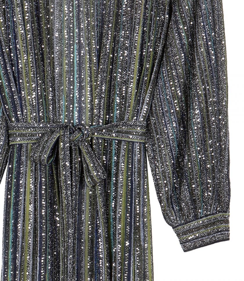 SEQUINED LONG CARDIGAN