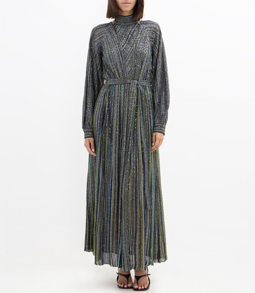 SEQUINED LONG CARDIGAN