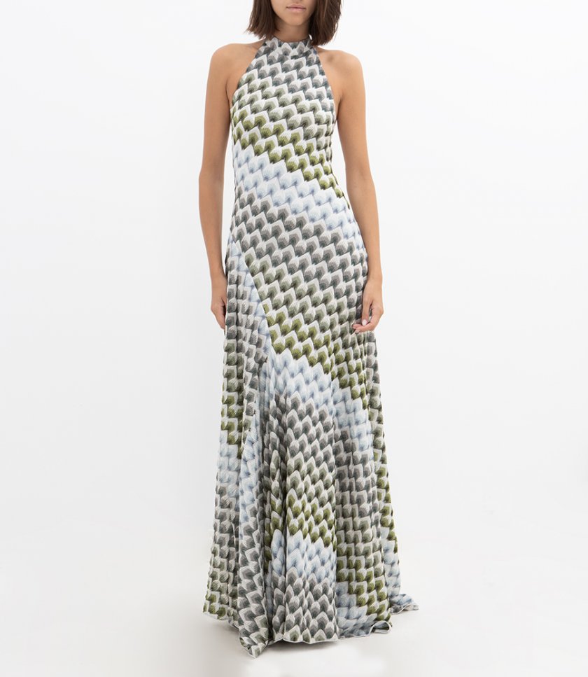 HALTERNECK LONG DRESS