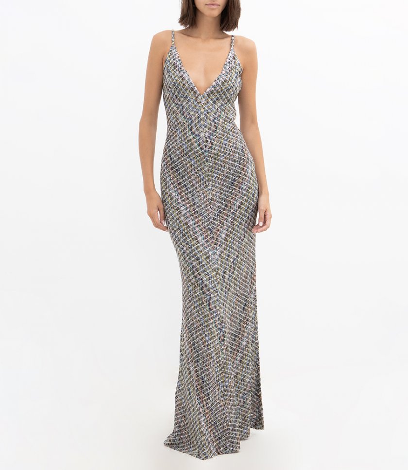 OPEN BACK LONG DRESS