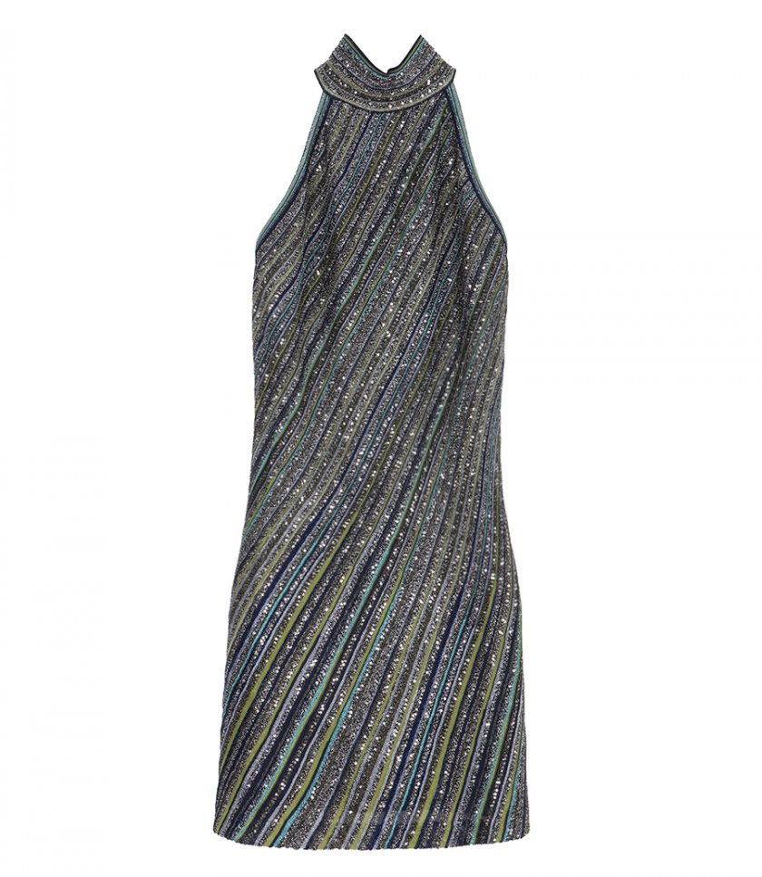 OPEN BACK MINI DRESS