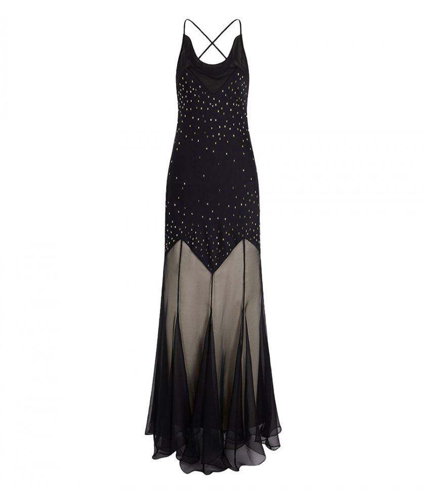 RABANNE - EMBELLISHED LONG DRESS