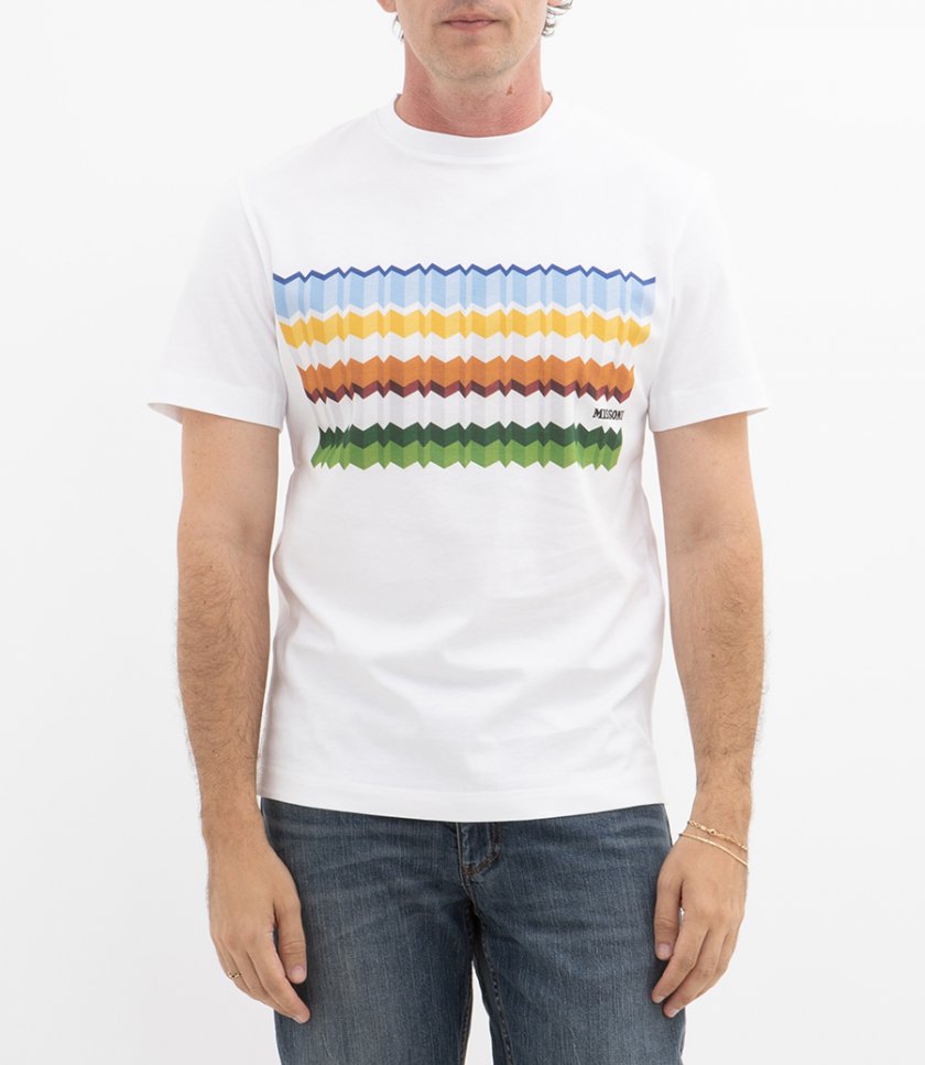 IRREGOLAR ZIGZAG SS T-SHIRT