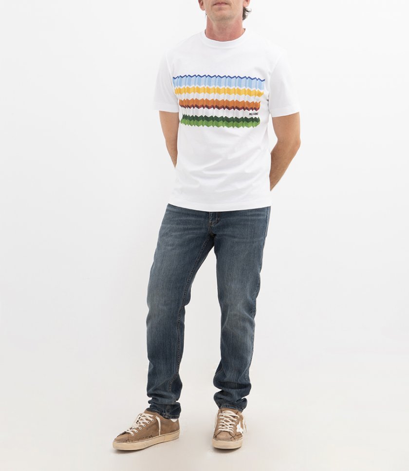 IRREGOLAR ZIGZAG SS T-SHIRT