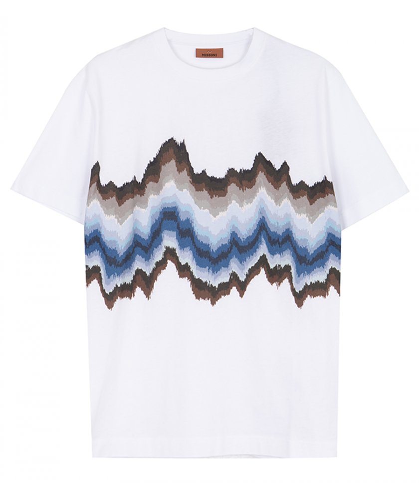 MISSONI - WAVY ZIGZAG PRINT SS T-SHIRT