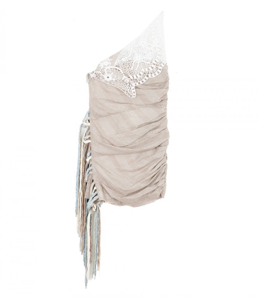 CHRISTOPHER ESBER - BATISTE SHOELACE MINI DRESS