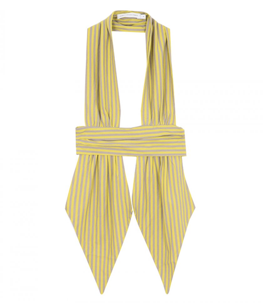 CHRISTOPHER ESBER - SCARF DRAPED HALTER TOP