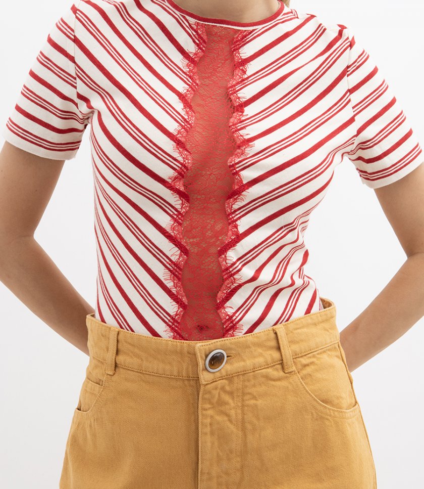 MAVIS V-NECK TEE