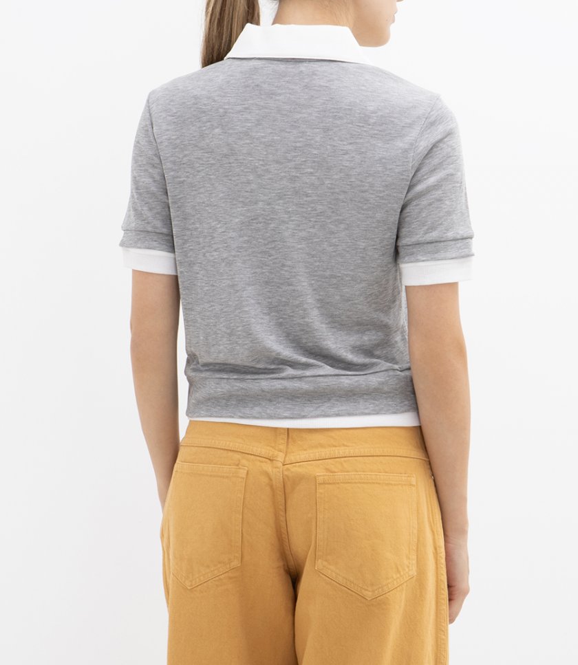 DOUBLE POLO TEE