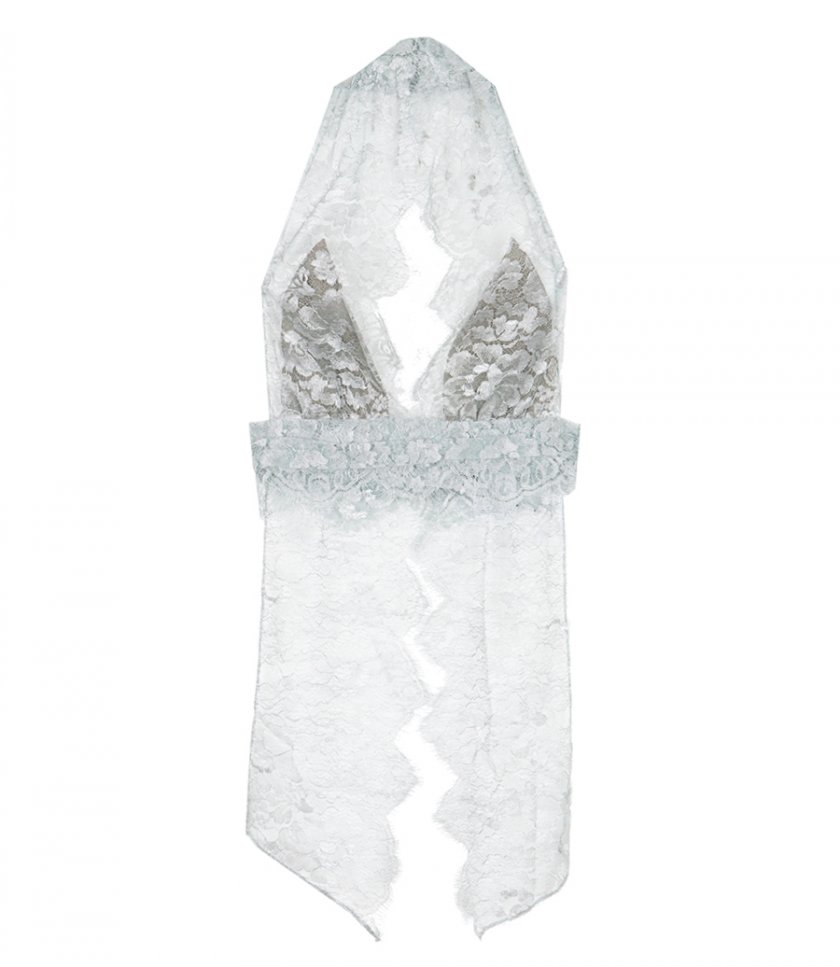 JUST IN - MOONLIT PATINA LACE SCARF TOP