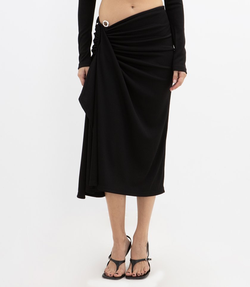 DROPLET CRYSTAL CLASP CASCADE SKIRT