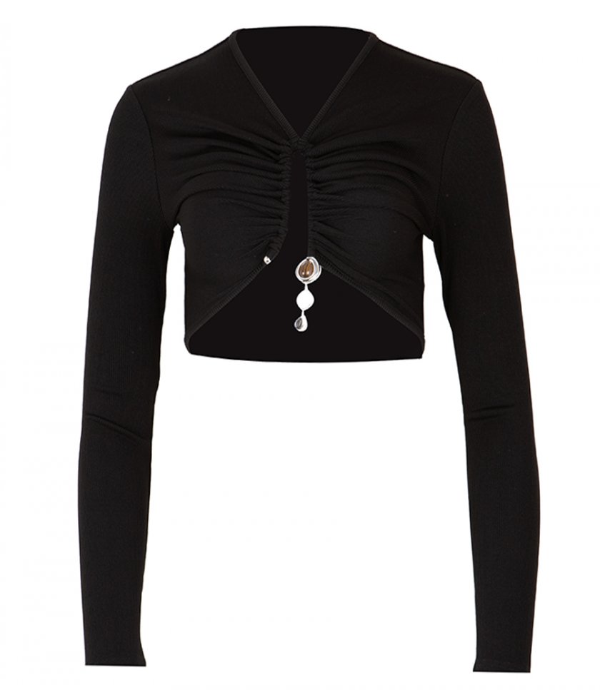 JUST IN - DROPLET CRYSTAL PENDANT LS TOP