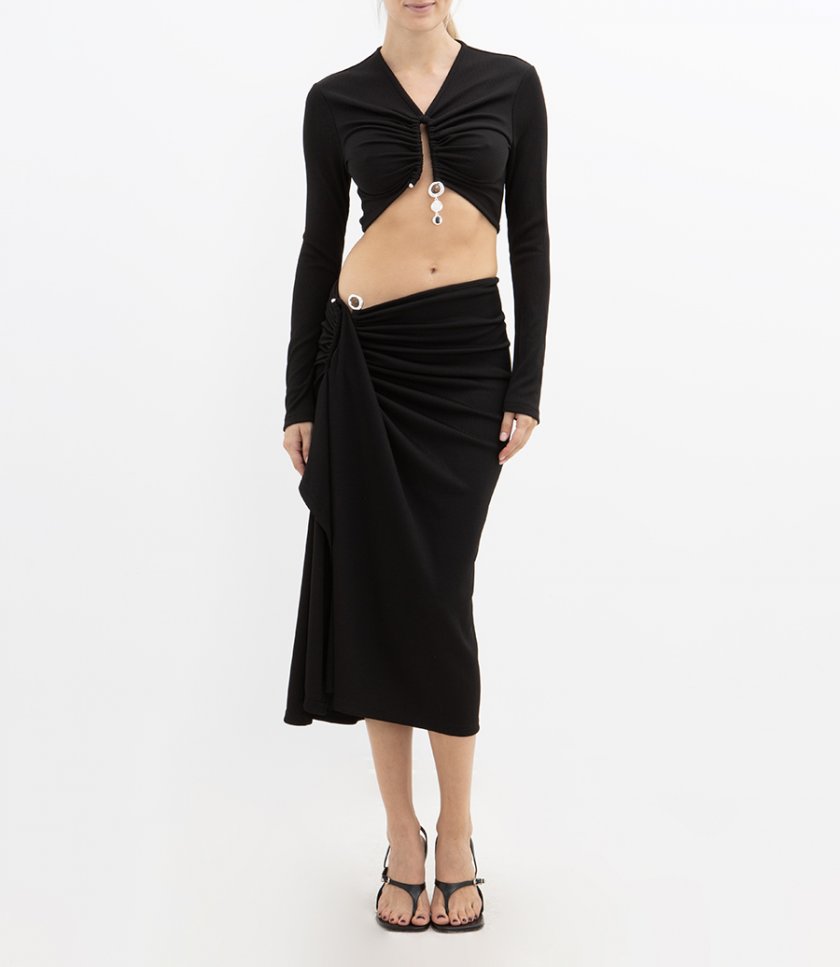 JUST IN - DROPLET CRYSTAL PENDANT LS TOP