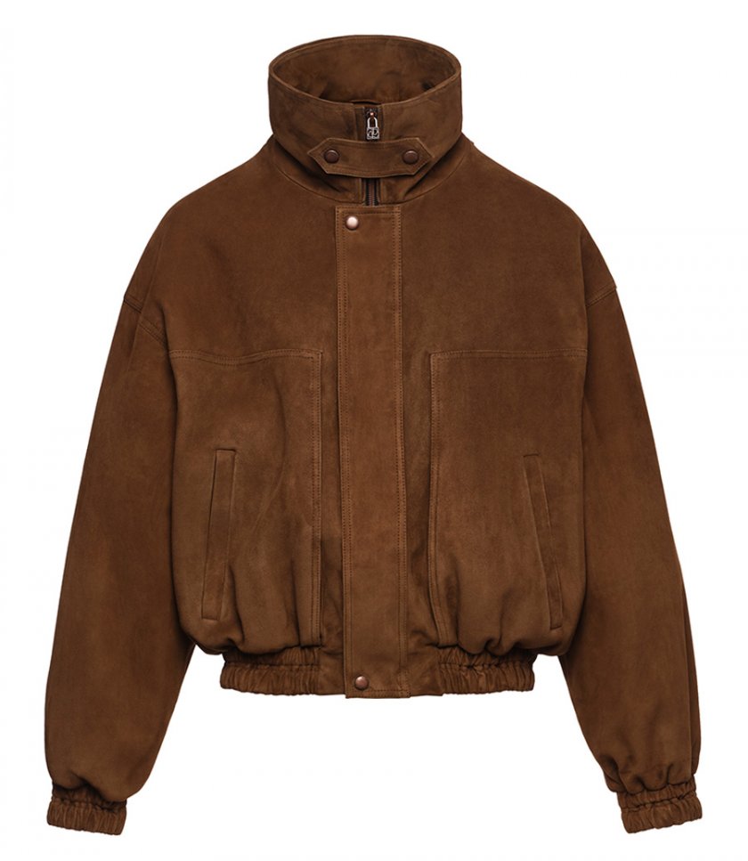 JUST IN - SNAP-COLLAR AVIATOR JACKET