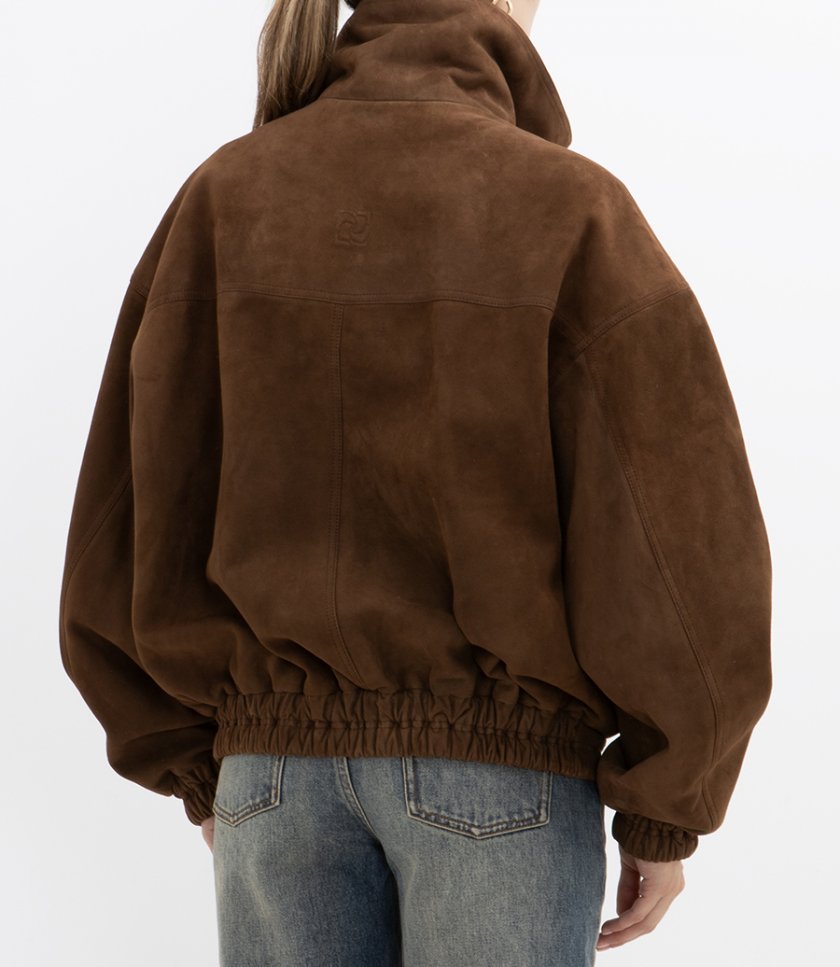SNAP-COLLAR AVIATOR JACKET