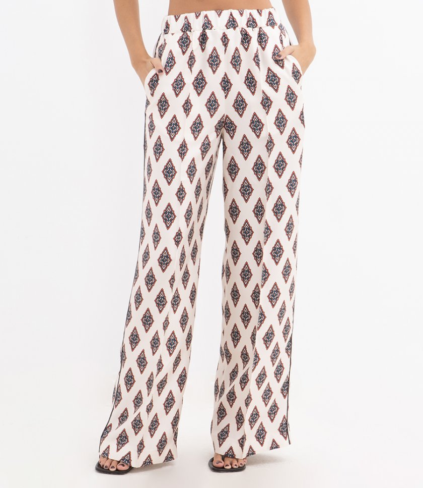 TRACK PANTS WITH PIPING