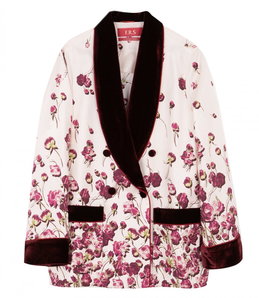JUST IN - DOUBLE BREST JACKET WITH SHAWL