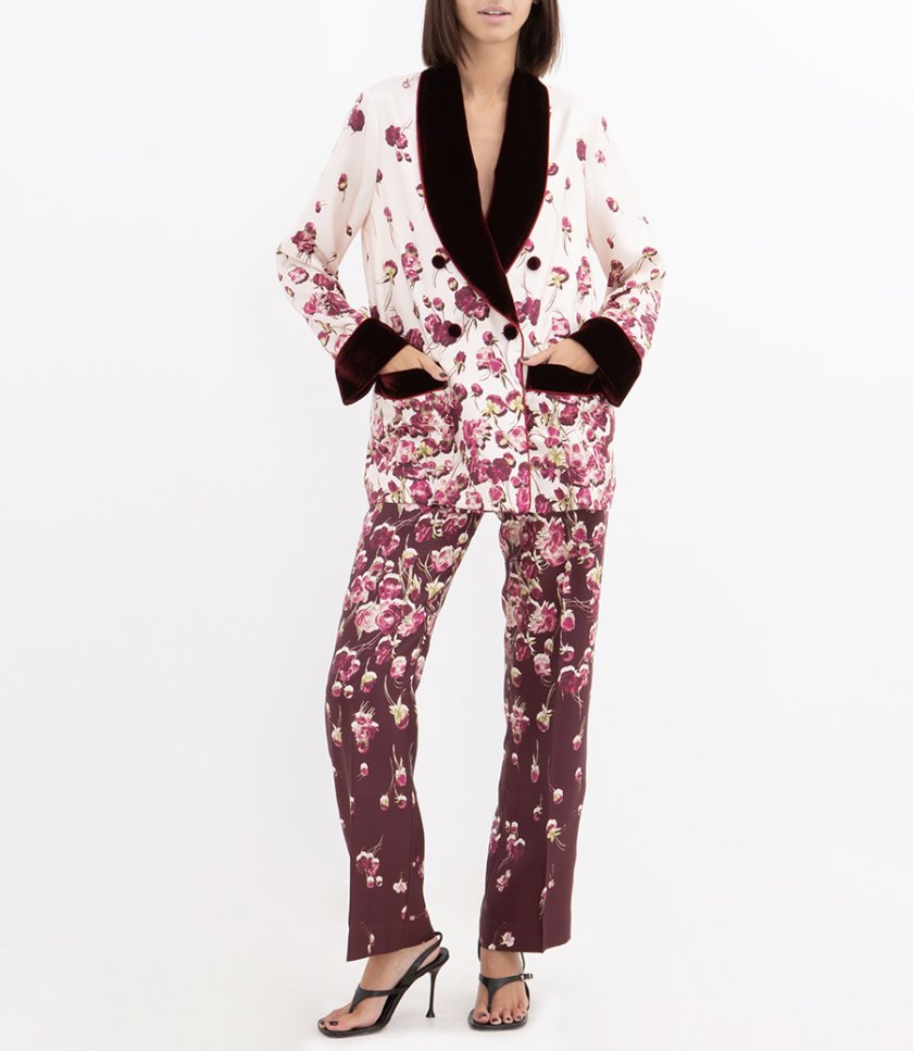 JUST IN - DOUBLE BREST JACKET WITH SHAWL