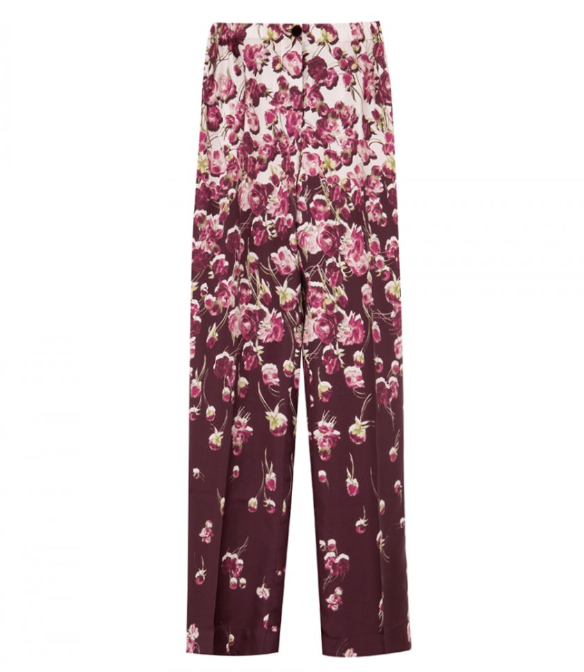 JUST IN - CUFFED HIGH PIPING PANTS