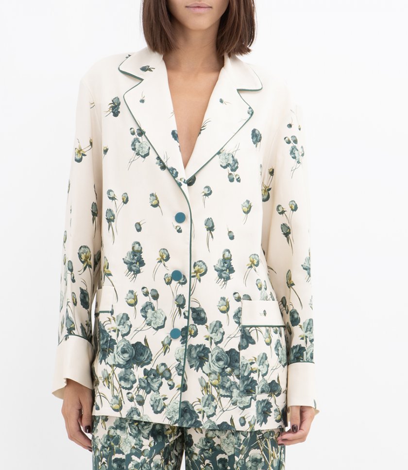 UNSUTRUCTURED PAJAMA JACKET