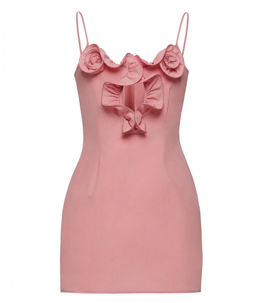 JUST IN - FLOWER DETAIL MINI BEACH DRESS