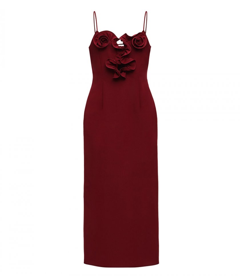 JUST IN - FLOWER DETAIL MIDI BEACH DRESS