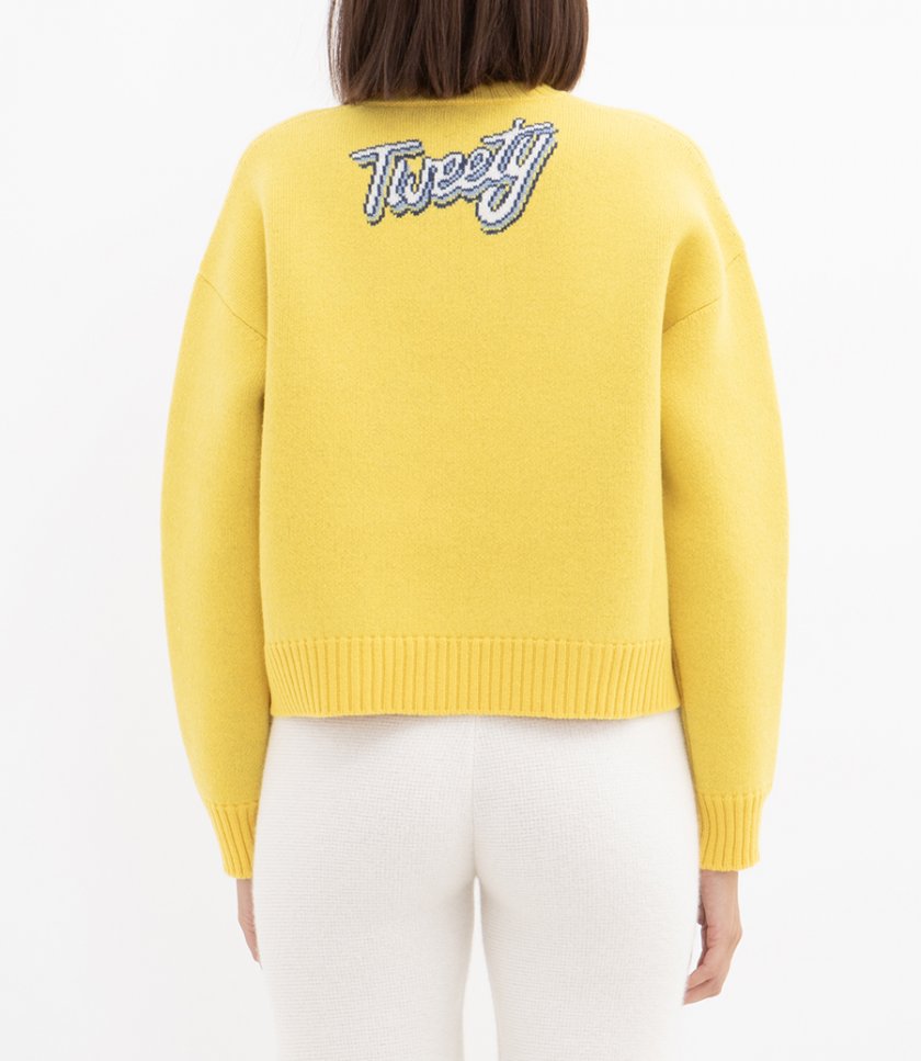 HULA TWEETY SWEATER YELLOW